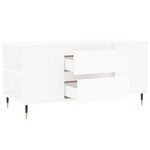 vidaXL Table basse blanc 102x44 5x50 cm bois d'ingénierie