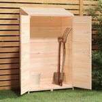 vidaXL Remise de jardin 102x52x174 5 cm Bois de sapin solide