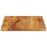vidaXL Dessus de table 60x50x3 8 cm rectangulaire bois massif manguier