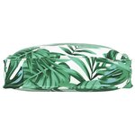 vidaXL Coussins de palette pour siège 4 Pièces Motif de feuilles 40x40x8 cm Tissu Oxford
