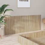 vidaXL Tête de lit Chêne sonoma 200x1 5x80 cm Bois d'ingénierie