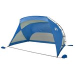 vidaXL Tente de plage bleu azuré 274x178x170/148 cm 185T polyester