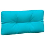 vidaXL Coussins de palette 7 Pièces turquoise tissu