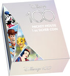 Pièce de monnaie en Argent 5 Dollars g 31.1 (1 oz) Millésime 2023 Disney 100 Years of Wonder MICKEY MOUSE