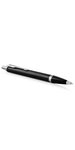 PARKER IM Stylo bille  laque noire  recharge bleue pointe moyenne  Coffret cadeau