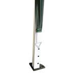 Tonnelle barnum de jardin pliant anti-UV + sac de transport acier Oxford 3 x 3 x 2 55 m vert