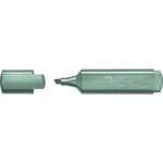 Surligneur textliner 1546 metallic pointe biseautée vert faber-castell