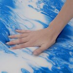 vidaXL Sur-matelas 120 x 200 cm Mousse de gel 7 cm
