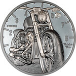 Pièce de monnaie en Argent 10 Dollars g 62.2 (2 oz) Millésime 2024 Historic Instruments MOTORBIKE