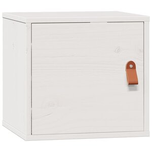 vidaXL Armoire murale Blanc 31 5x30x30 cm Bois de pin massif