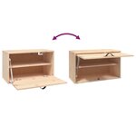 vidaXL Armoire murale 60x30x35 cm Bois de pin massif