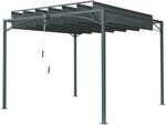 Pergola bioclimatique "Perla" - 3 x 3 m - Gris