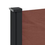 vidaXL Auvent latéral rétractable marron 220x500 cm