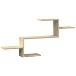 vidaXL Étagère murale chêne sonoma 104x15x49 cm bois d'ingénierie
