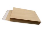 Lot de 50 enveloppes pochettes kraft armé à soufflet marron 229 x 324 + 50 mm