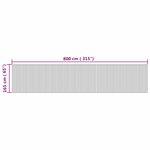 vidaXL Cloison de séparation naturel 165x800 cm bambou