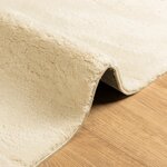 vidaXL Tapis HUARTE à poils courts doux et lavable crème 80x150 cm