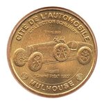 Mini médaille monnaie de paris 2007 - cité de l’automobile (bugatti type 35)