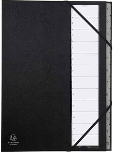 Trieur Ordonator 32 compartiments Numériques Noir EXACOMPTA