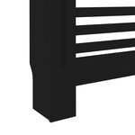 vidaXL Cache-radiateur noir 152x19x81 5 cm MDF