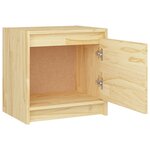 vidaXL Tables de chevet 2 Pièces 40x30 5x40 cm bois de pin massif