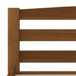 vidaXL Cadre de lit Marron miel Bois de pin massif 180x200 cm