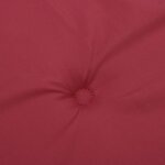 vidaXL Coussin de chaise de terrasse rouge bordeaux (75+105)x50x4 cm