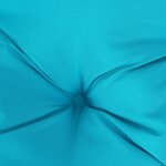 vidaXL Coussin de palette turquoise 80x40x12 cm tissu