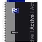 Cahier Polypro ACTIVEBOOK 160 P 90G 24x29.7 cm Quadrillé 5x5 coloris aléatoire OXFORD