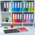Classeur À Levier Prem'touch Intérieur Et Extérieur En Polypropylène - Dos 80mm - A4 Maxi - Couleurs Assorties - X 10 - Exacompta