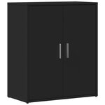 vidaXL Buffets 2 Pièces noir 60x31x70 cm bois d'ingénierie