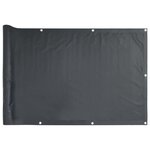 vidaXL Écran de balcon Anthracite 90x500 cm Tissu Oxford