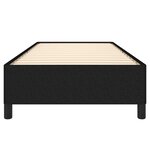 vidaXL Cadre de lit Noir 80x200 cm Tissu