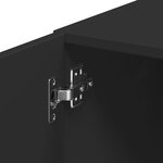 vidaXL Armoire murale noir 40x42 5x40 cm bois d'ingénierie