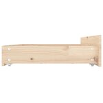 vidaXL Cadre de lit avec tiroirs 135x190 cm Double