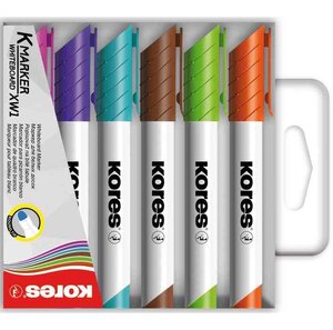 Set de 10 marqueur pour tableau blanc K MARKER XW2 Biseautée 3-5mm KORES