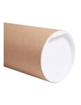 (1 lot  de 100 tubes) tube carton rond longueur totale 410mm