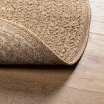 vidaXL Tapis 160 cm aspect jute intérieur et extérieur