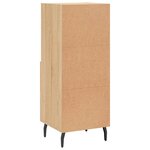 vidaXL Buffet Chêne sonoma 34 5x34x90 cm Bois d'ingénierie