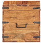 vidaXL Coffre 40x40x40 cm Bois d'acacia solide
