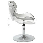 vidaXL Chaises à manger lot de 2 blanc similicuir