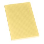 Bloc 100F Notes adhésives jaune 102 x 152 mm, quadrillé POST-IT