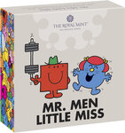 Pièce de monnaie en Argent 2 Pounds g 31.1 (1 oz) Millésime 2021 Mr Men Little Miss MR MEN LITTLE MISS