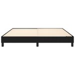 vidaXL Cadre de lit Noir 180 x 200 cm Tissu