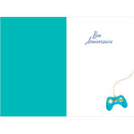 Carte de Vœux Thème Anniversaire Party Time - Plusieurs Styles - Un an de plus - Draeger