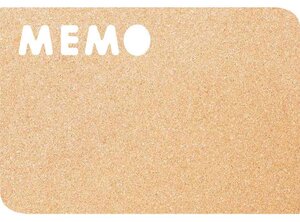 Tableau mural en liège SILHOUETTE 'Memo' SECURIT