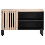 vidaXL Meuble TV 80x34x46 cm bois massif de manguier