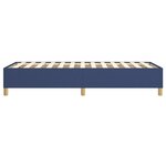 vidaXL Cadre de lit Bleu 100 x 200 cm Tissu