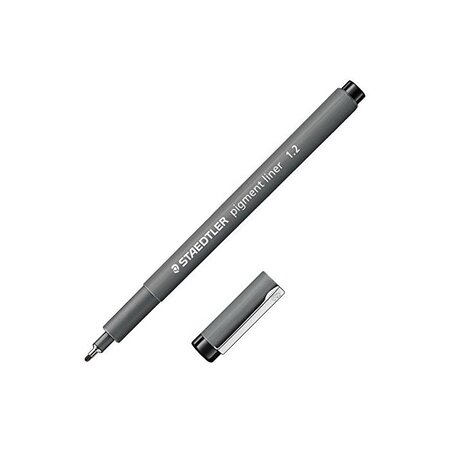 Stylo Feutre à Pigment Pte Baguée Métal 1,2 Noir STAEDTLER