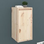 vidaXL Armoire murale 30x30x60 cm Bois de pin massif